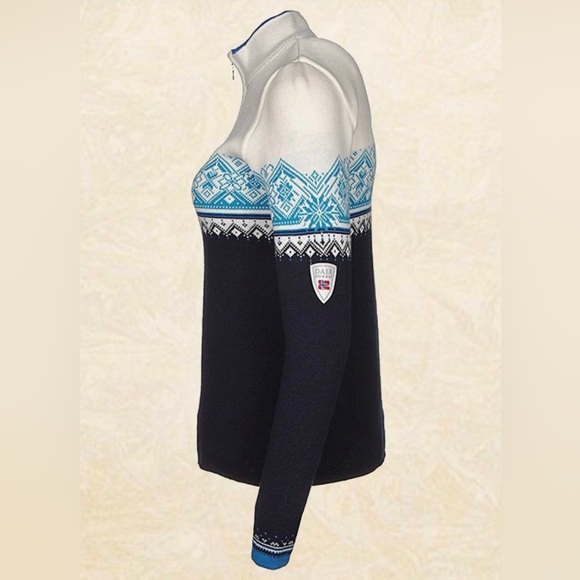 Dale of Norway St Moritz Merino Wool Ski Sweater Womens Size Medium Nwt - Picture 3 of 5